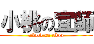 小桃の宜師 (attack on titan)