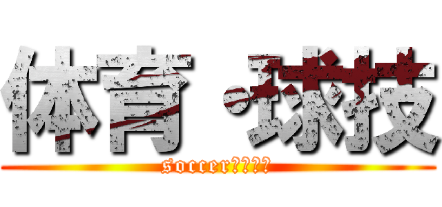 体育・球技 (soccerやろうよ)