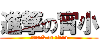 進撃の宵小 (attack on titan)