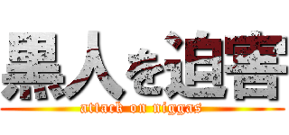 黒人を迫害 (attack on niggas)