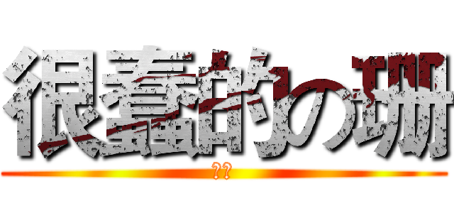 很蠢的の珊 (バカ)