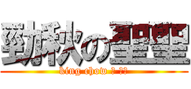 勁秋の聖聖 (king chow の 聖聖)