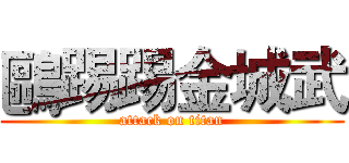 鷗踢踢金城武 (attack on titan)