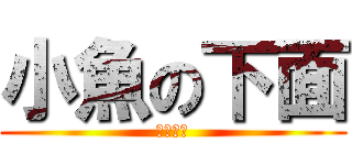 小魚の下面 (完全沒有)