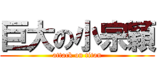 巨大の小宗穎 (attack on titan)