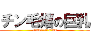 チン毛嬉の巨乳 (attack on titan)