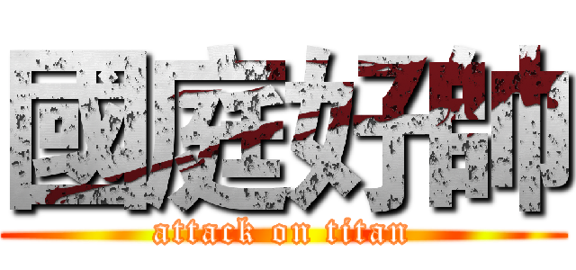 國庭好帥 (attack on titan)