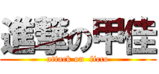 進撃の甲佳 (attack on  ficco)