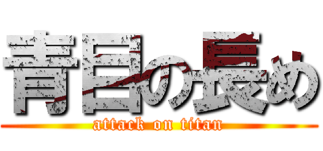 青目の長め (attack on titan)