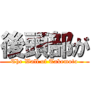 後頭部が (The Wall of Takemoto)