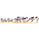 ちんちょう何センチ？ (attack on titan)