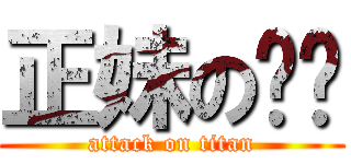 正妹の汶妮 (attack on titan)