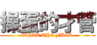 操蛋的才管 (WHAT THE FUCK)