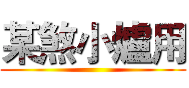 某煞小爐用 ()