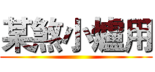 某煞小爐用 ()
