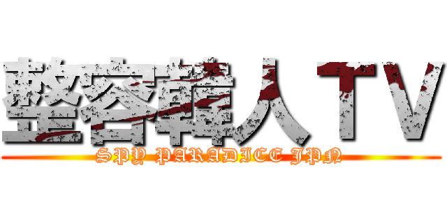 整容韓人ＴＶ (SPY PARADICE JPN)