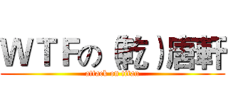 ＷＴＦの（乾）唐軒 (attack on titan)