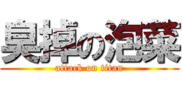 臭掉の泡菜 (attack on titan)