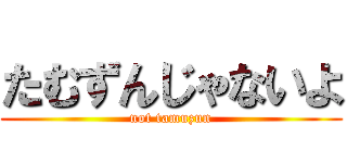 たむずんじゃないよ (not tamuzun)