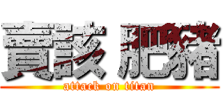 賣該 肥豬 (attack on titan)