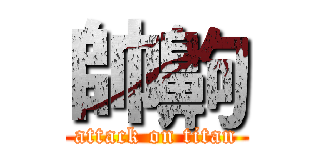 帥齁 (attack on titan)