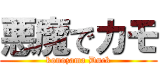 悪魔でカモ (konozama Duck)