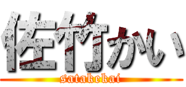 佐竹かい (satakekai)