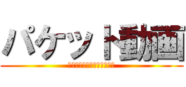 パケット動画 (パケ動いつ見るの？今でしょ)