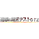 進撃の期末テストｏｒｚ (attack on titan)