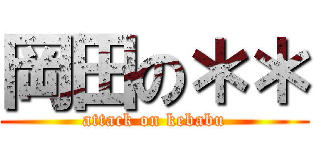 岡田の＊＊ (attack on kebabu)