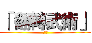 「 翻轉武術」 (第二彈)