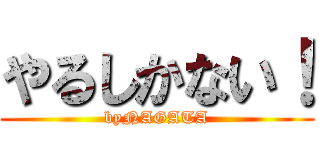 やるしかない！ (byNAGATA)