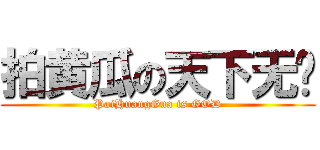 拍黄瓜の天下无敌 (PaiHuangGua is GOD)