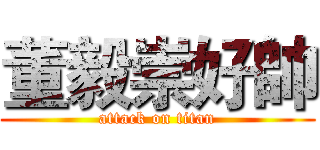 董毅崇好帥 (attack on titan)