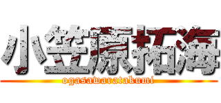 小笠原拓海 (ogasawaratakumi)