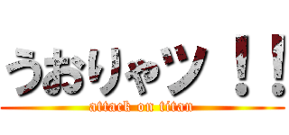 うおりゃッ！！ (attack on titan)