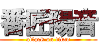 番匠陽音 (attack on titan)