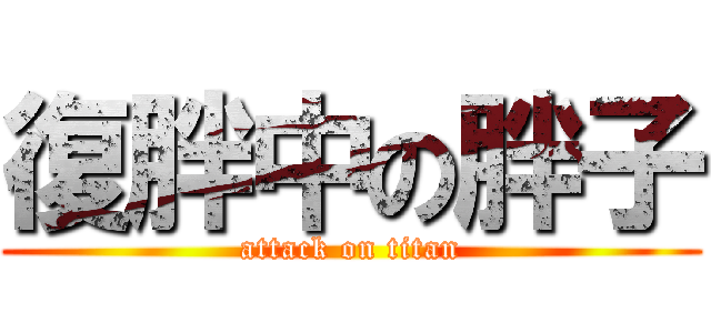 復胖中の胖子 (attack on titan)