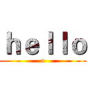 ｈｅｌｌｏ (a)