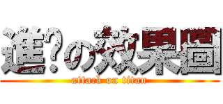 進擊の效果圖 (attack on titan)