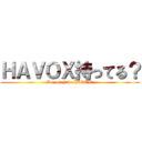 ＨＡＶＯＸ持ってる？ (Do you have HAVOX?)