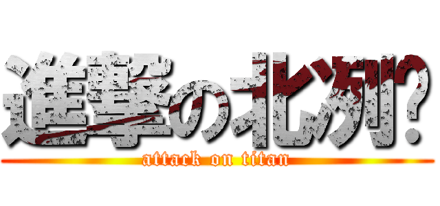 進撃の北冽貓 (attack on titan)