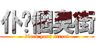 仆你個臭街 (block your street)