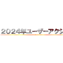 ２０２４年ユーザーアクション (attack on titan)