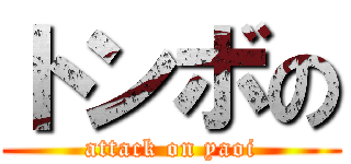 トンボの (attack on yaoi)