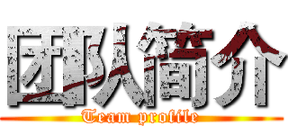 团队简介 (Team profile)