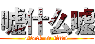 嘘什么嘘 (attack on titan)