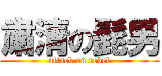 粛清の髭男 (attack on rebel)