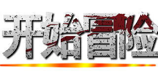 开始冒险 ()