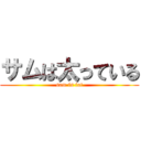 サムは太っている (sam is fat)